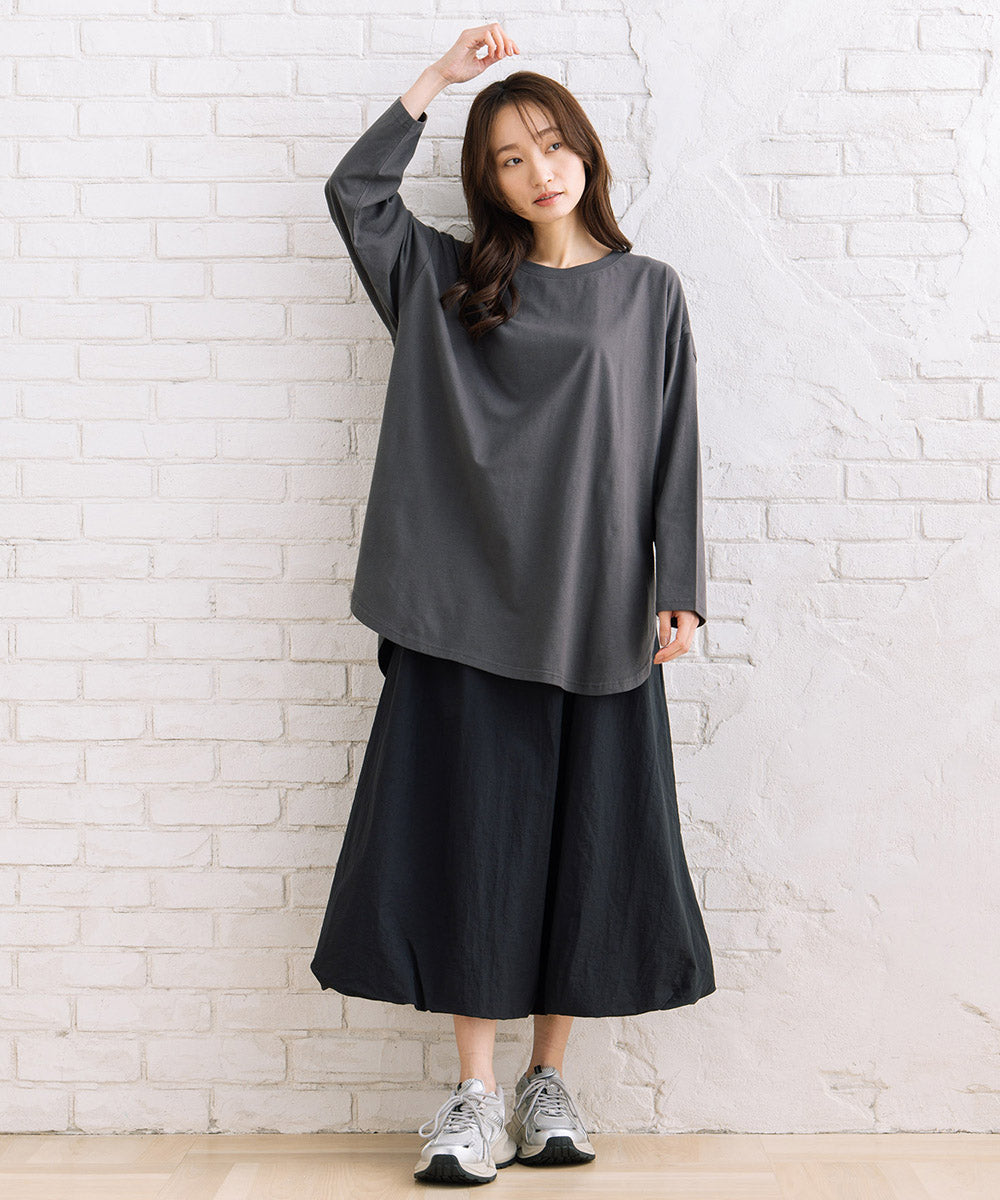 【sabstreet bis】【web限定】 ナイロンバルーンスカート