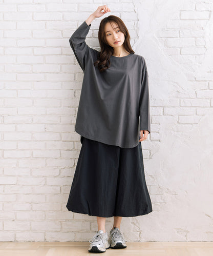 【sabstreet bis】【web限定】 ナイロンバルーンスカート