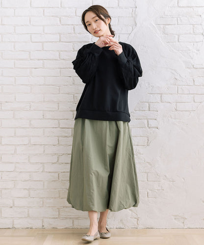 【sabstreet bis】【web限定】 ナイロンバルーンスカート