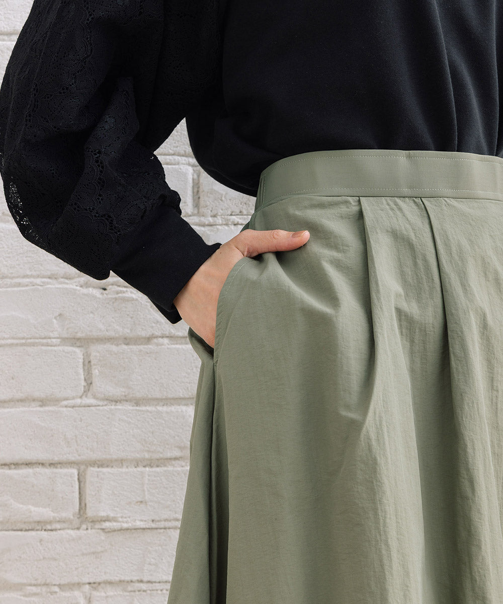 【sabstreet bis】【web限定】 ナイロンバルーンスカート