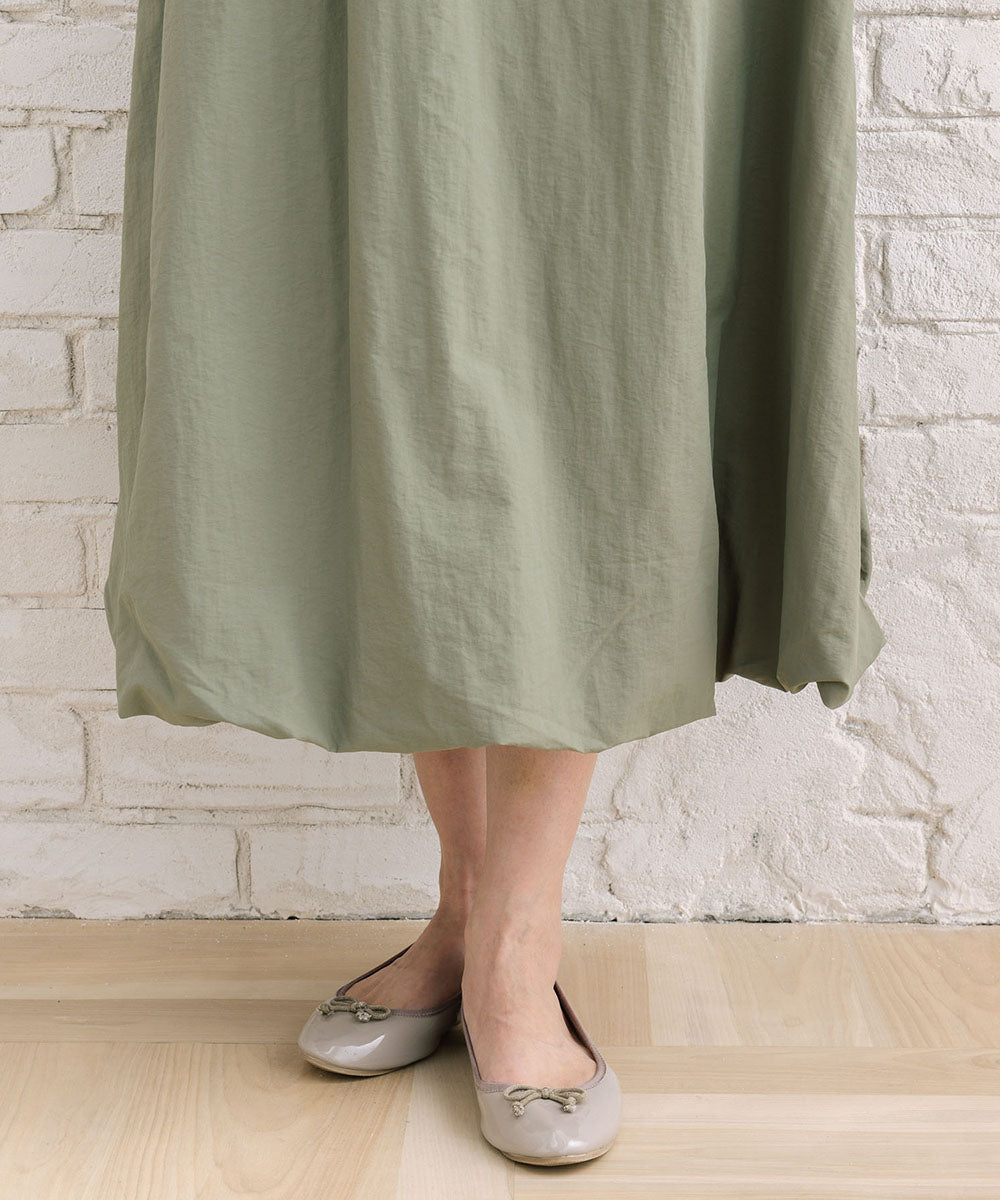 【sabstreet bis】【web限定】 ナイロンバルーンスカート