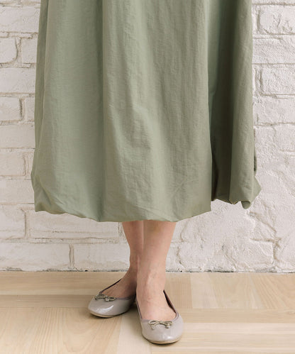 【sabstreet bis】【web限定】 ナイロンバルーンスカート