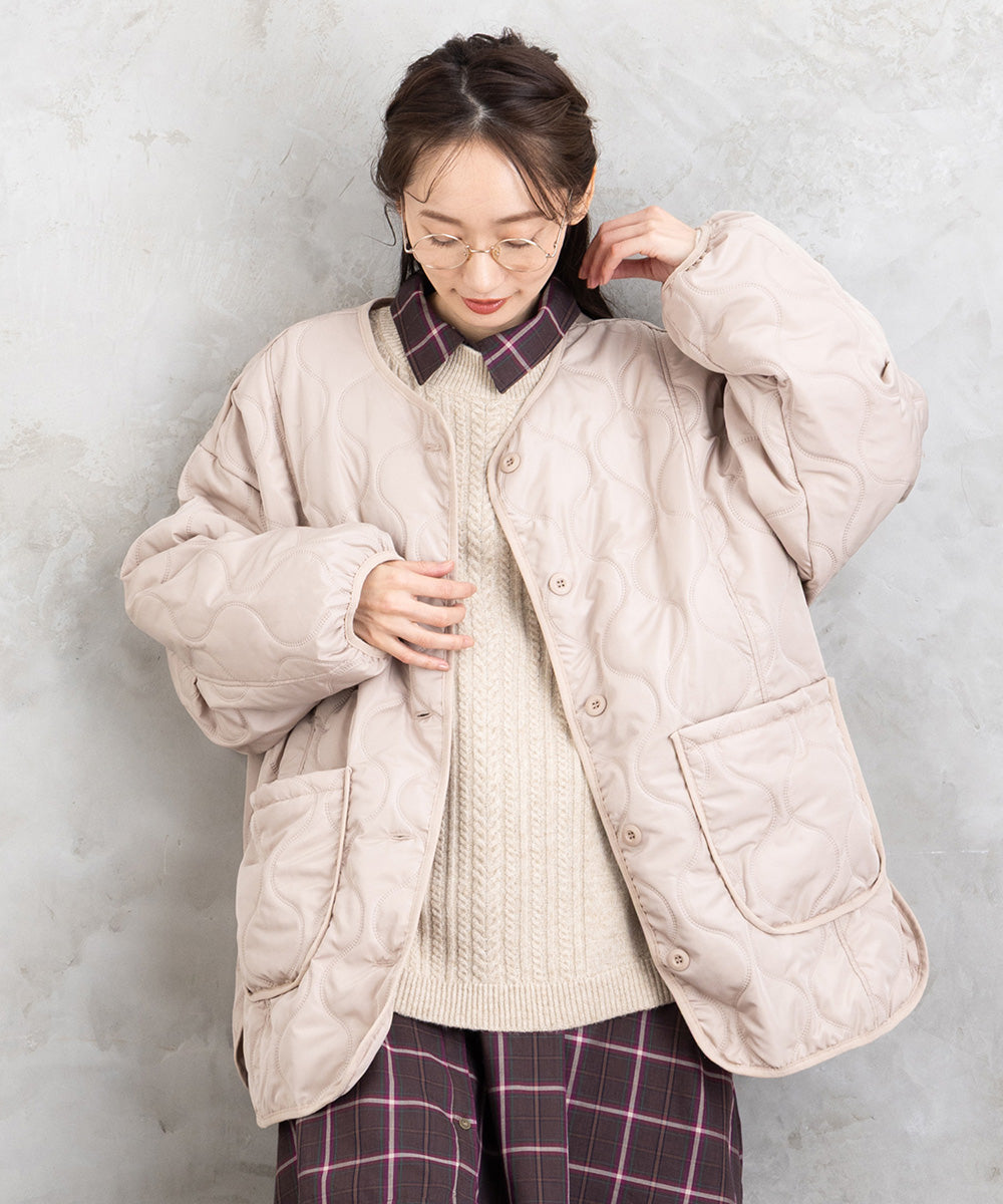 【sabstreet bis】【web限定】 中綿キルティングジャケット【先行予約】
