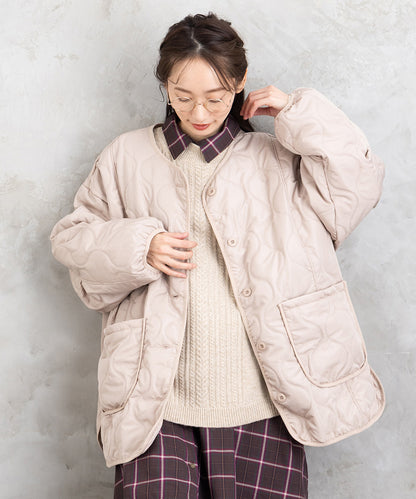 【sabstreet bis】【web限定】 中綿キルティングジャケット【先行予約】