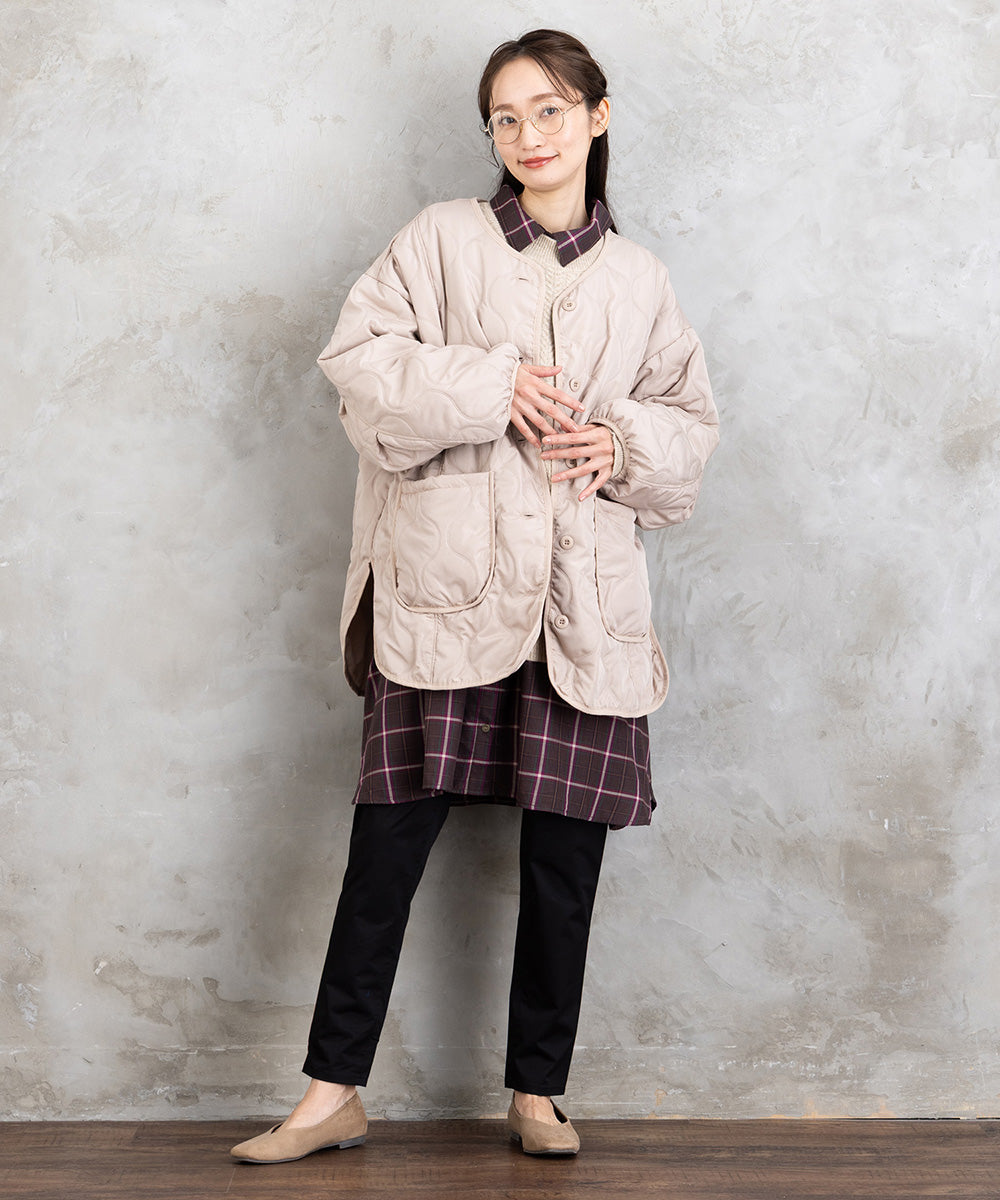【sabstreet bis】【web限定】 中綿キルティングジャケット【先行予約】