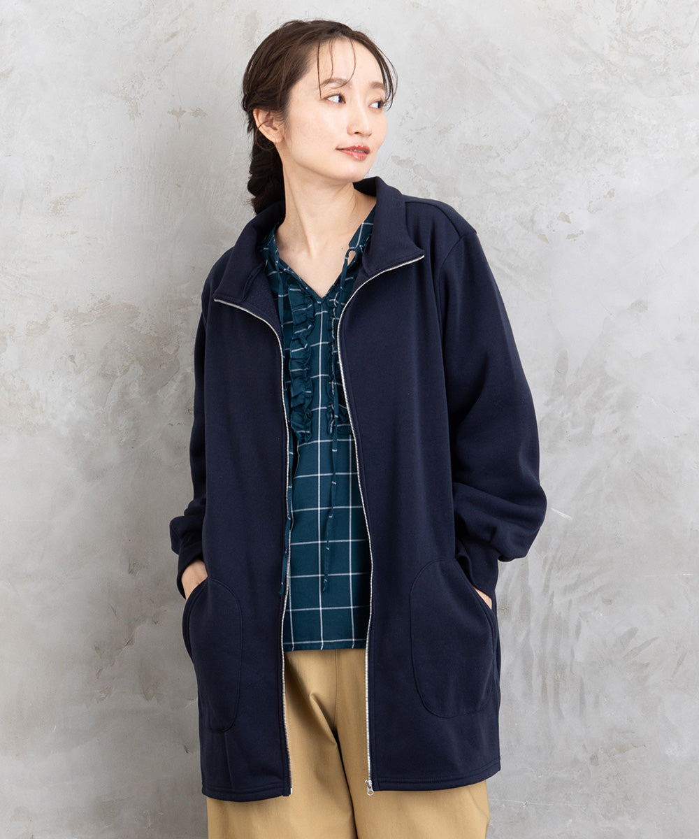 【sabstreet bis】【web限定】 スタンドカラージップブルゾン