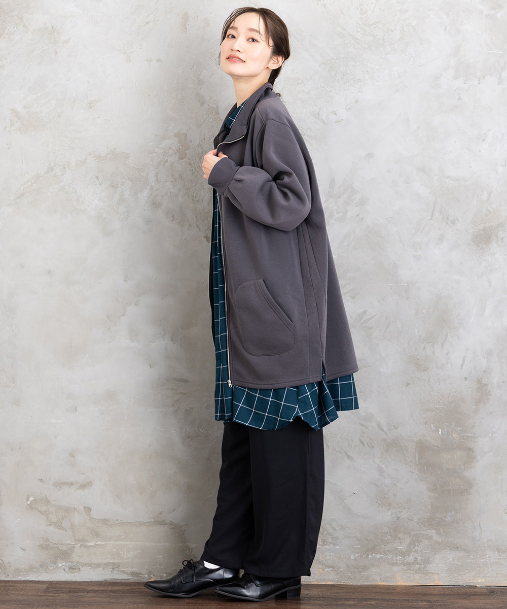 【sabstreet bis】【web限定】 スタンドカラージップブルゾン