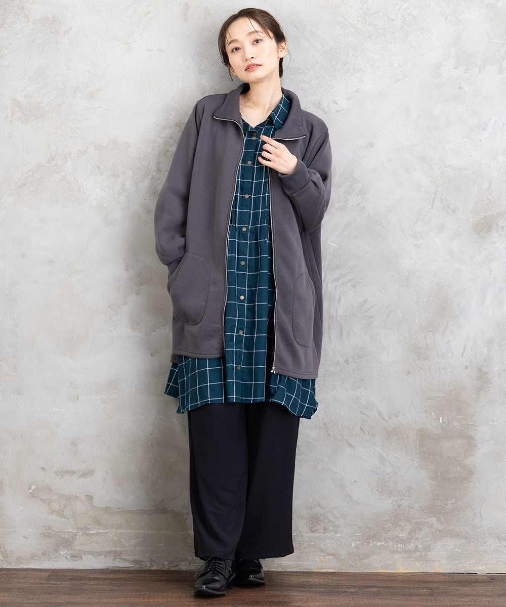 【sabstreet bis】【web限定】 スタンドカラージップブルゾン