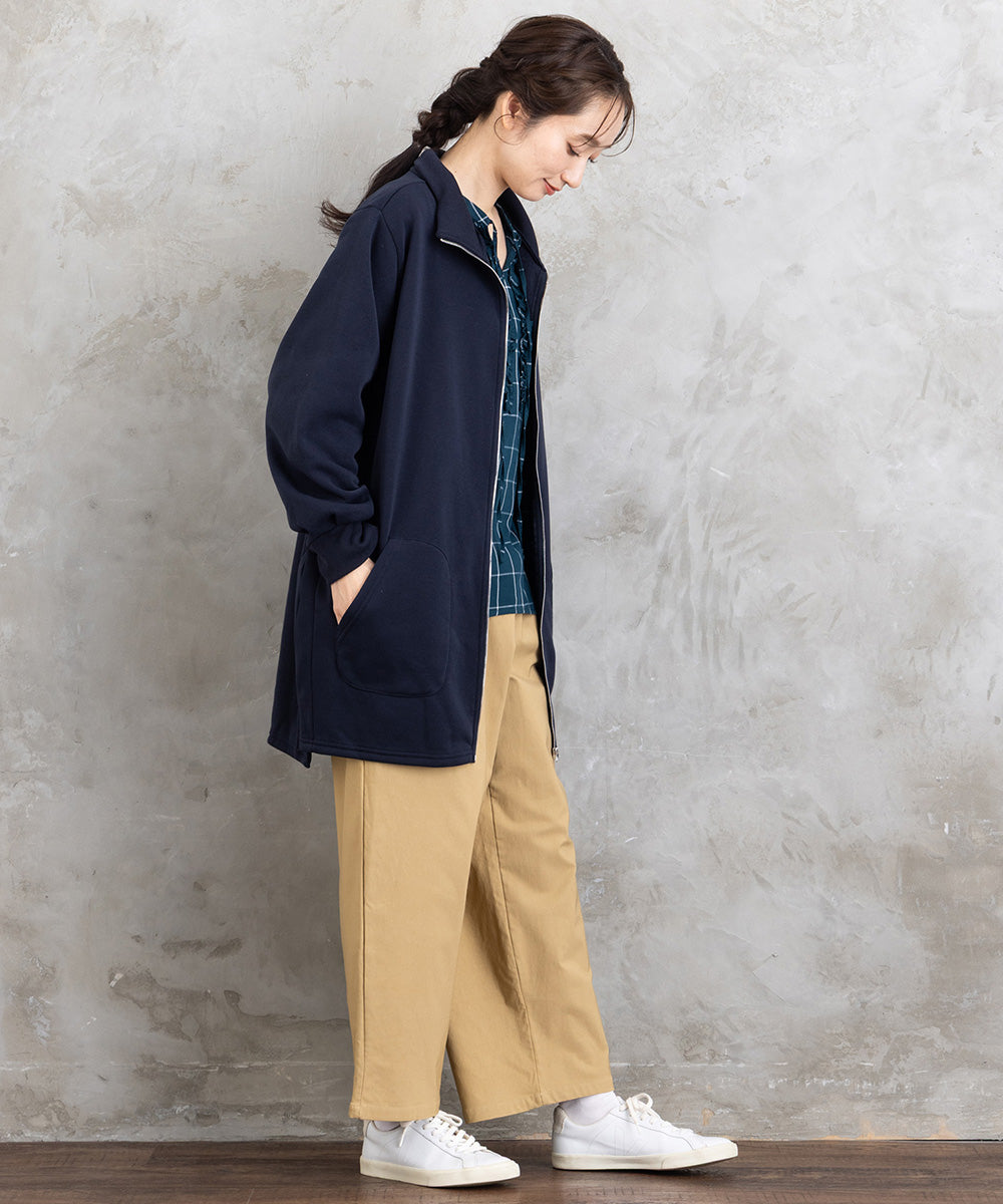 【sabstreet bis】【web限定】 スタンドカラージップブルゾン