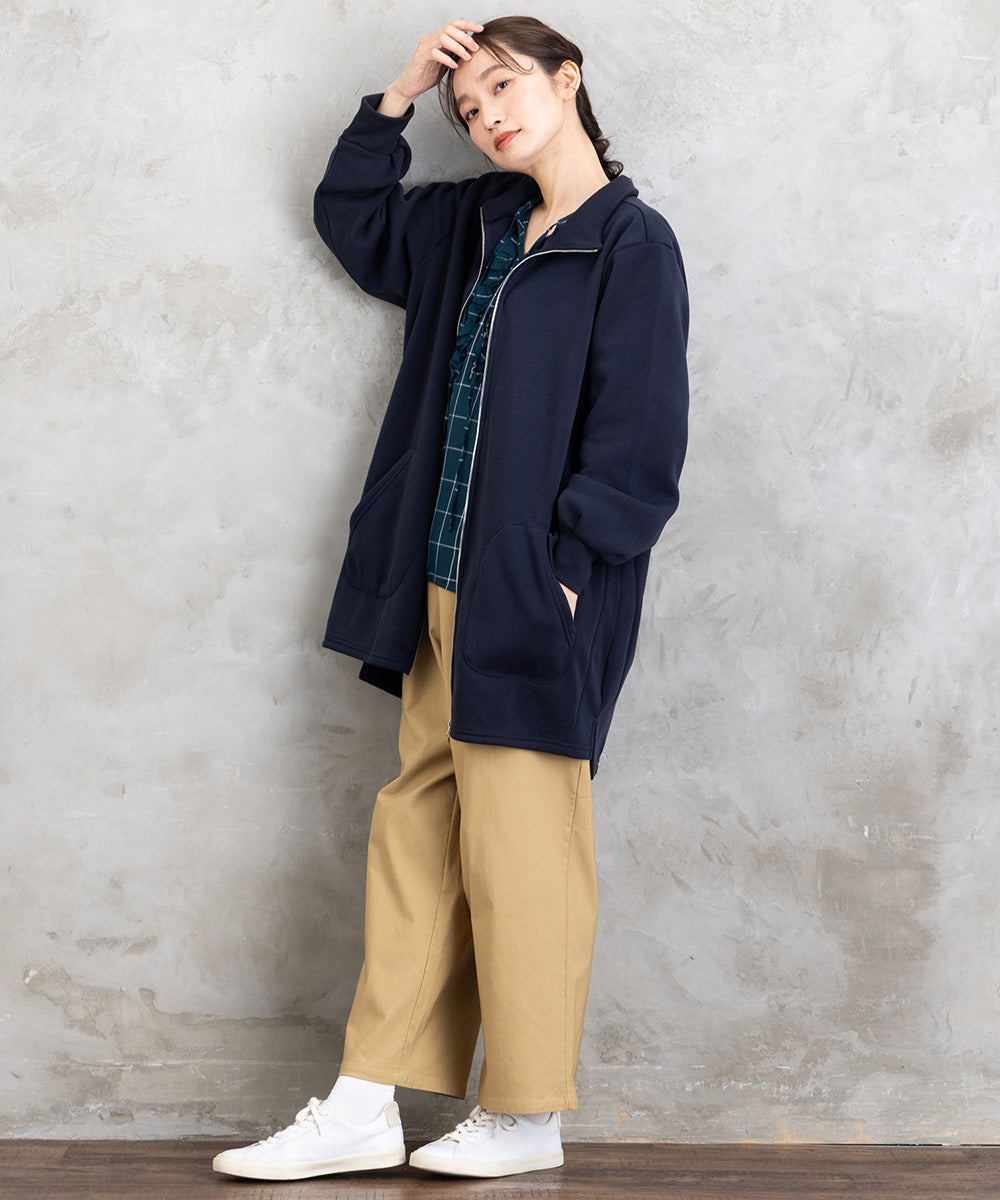 【sabstreet bis】【web限定】 スタンドカラージップブルゾン