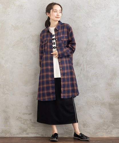 【sabstreet bis】【web限定】15号(3L) アソートチェックWポケットワンピース