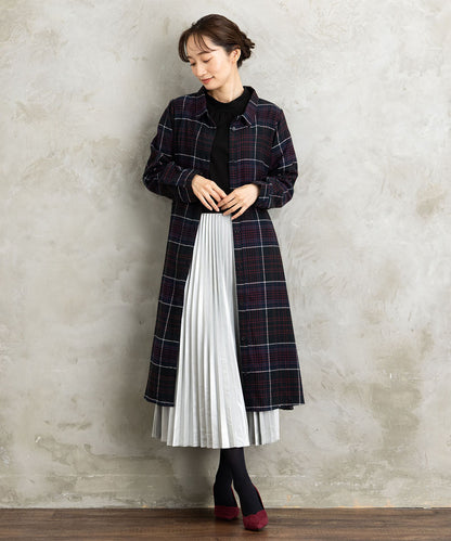 【sabstreet bis】【web限定】 起毛シャツワンピース