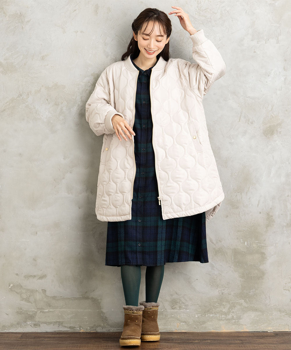 【sabstreet bis】【web限定】 起毛シャツワンピース