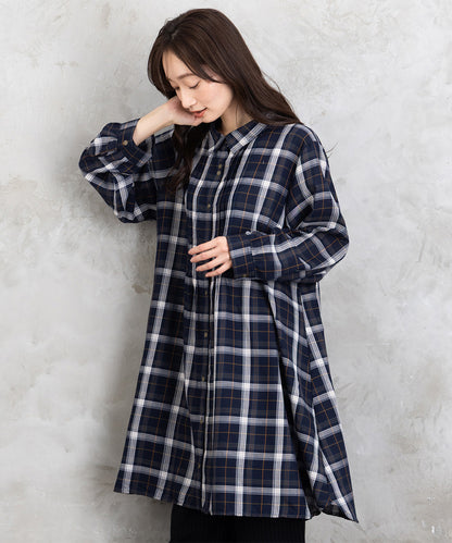 【sabstreet bis】【web限定】 アソートチェックピンタックシャツワンピース【先行予約】