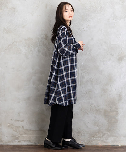 【sabstreet bis】【web限定】 アソートチェックピンタックシャツワンピース【先行予約】