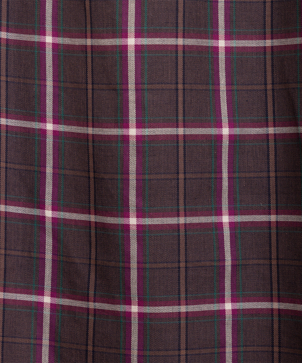 【sabstreet bis】【web限定】 アソートチェックピンタックシャツワンピース【先行予約】