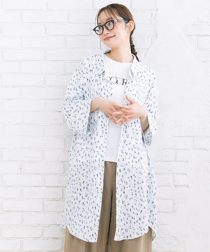 【sabstreet bis】【web限定】 アソートプリントシャツワンピース