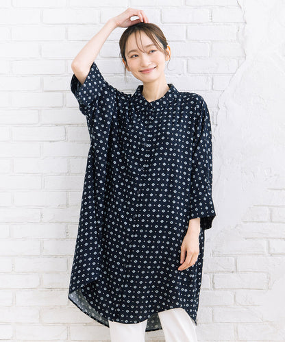 【sabstreet bis】【web限定】 アソートプリントシャツワンピース