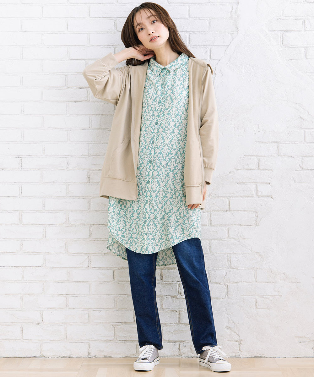 【sabstreet bis】【web限定】 アソートプリントシャツワンピース