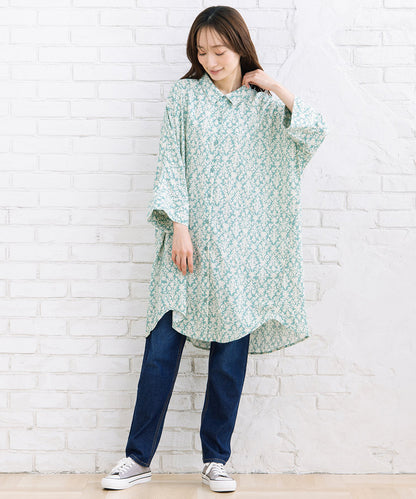 【sabstreet bis】【web限定】 アソートプリントシャツワンピース