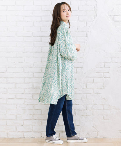 【sabstreet bis】【web限定】 アソートプリントシャツワンピース