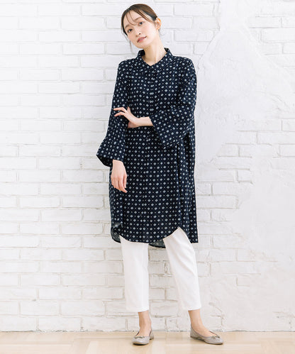 【sabstreet bis】【web限定】 アソートプリントシャツワンピース