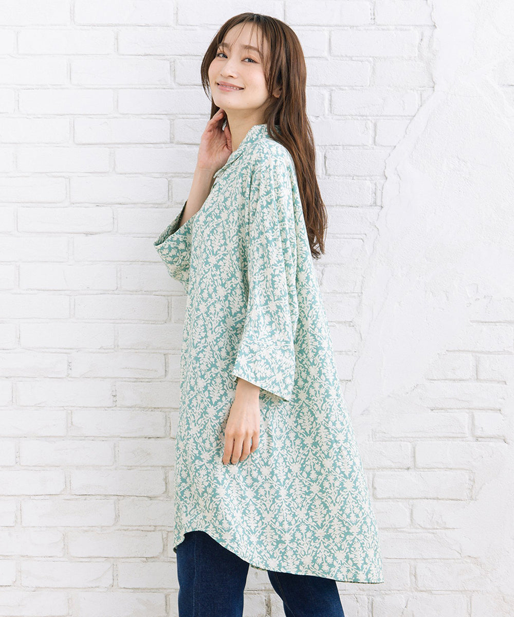 【sabstreet bis】【web限定】 アソートプリントシャツワンピース
