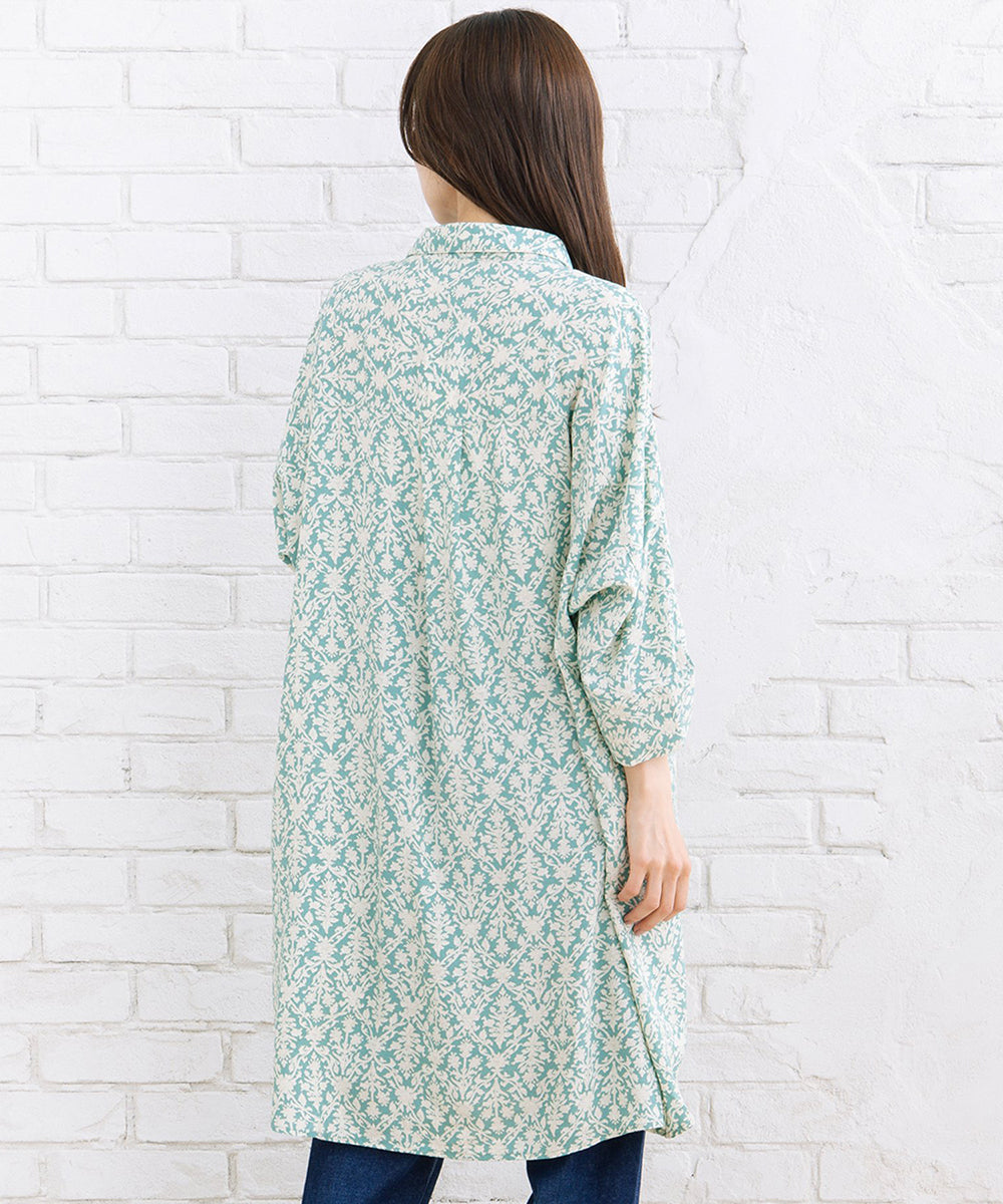 【sabstreet bis】【web限定】 アソートプリントシャツワンピース