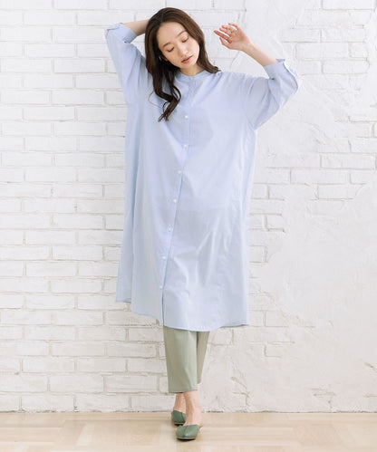 【sabstreet bis】【web限定】 【接触冷感】Aラインシャツワンピース