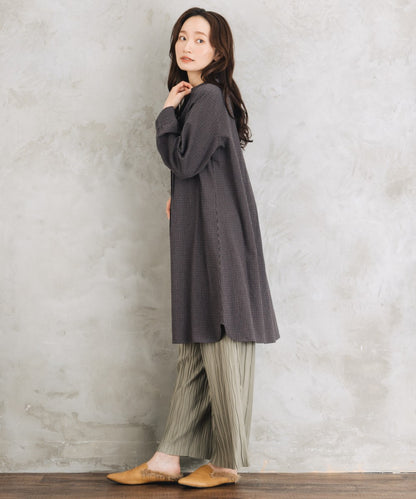 【sabstreet bis】【web限定】 アソートチェックピンタックシャツワンピース