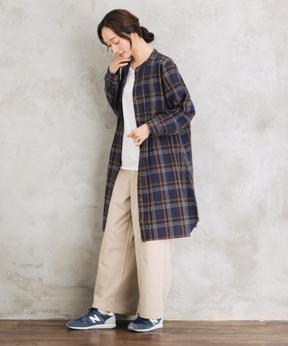 【sabstreet bis】【web限定】 アソートチェックピンタックシャツワンピース【先行予約】