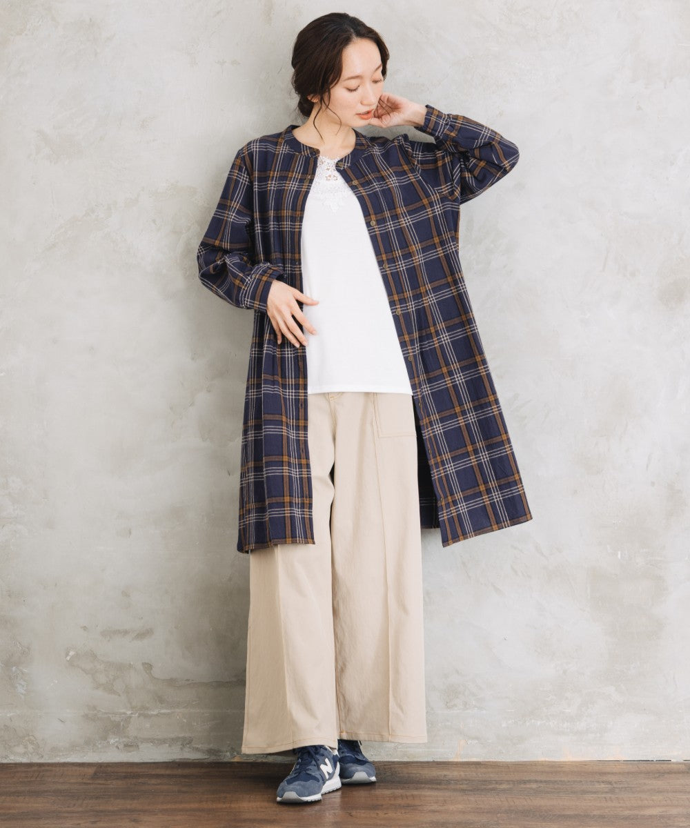 【sabstreet bis】【web限定】 アソートチェックピンタックシャツワンピース【先行予約】