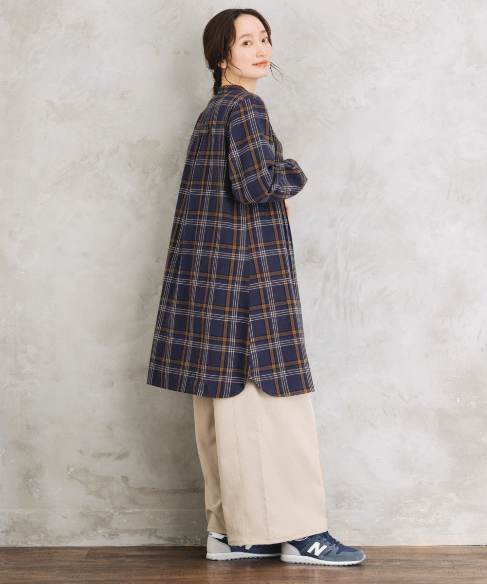 【sabstreet bis】【web限定】 アソートチェックピンタックシャツワンピース【先行予約】