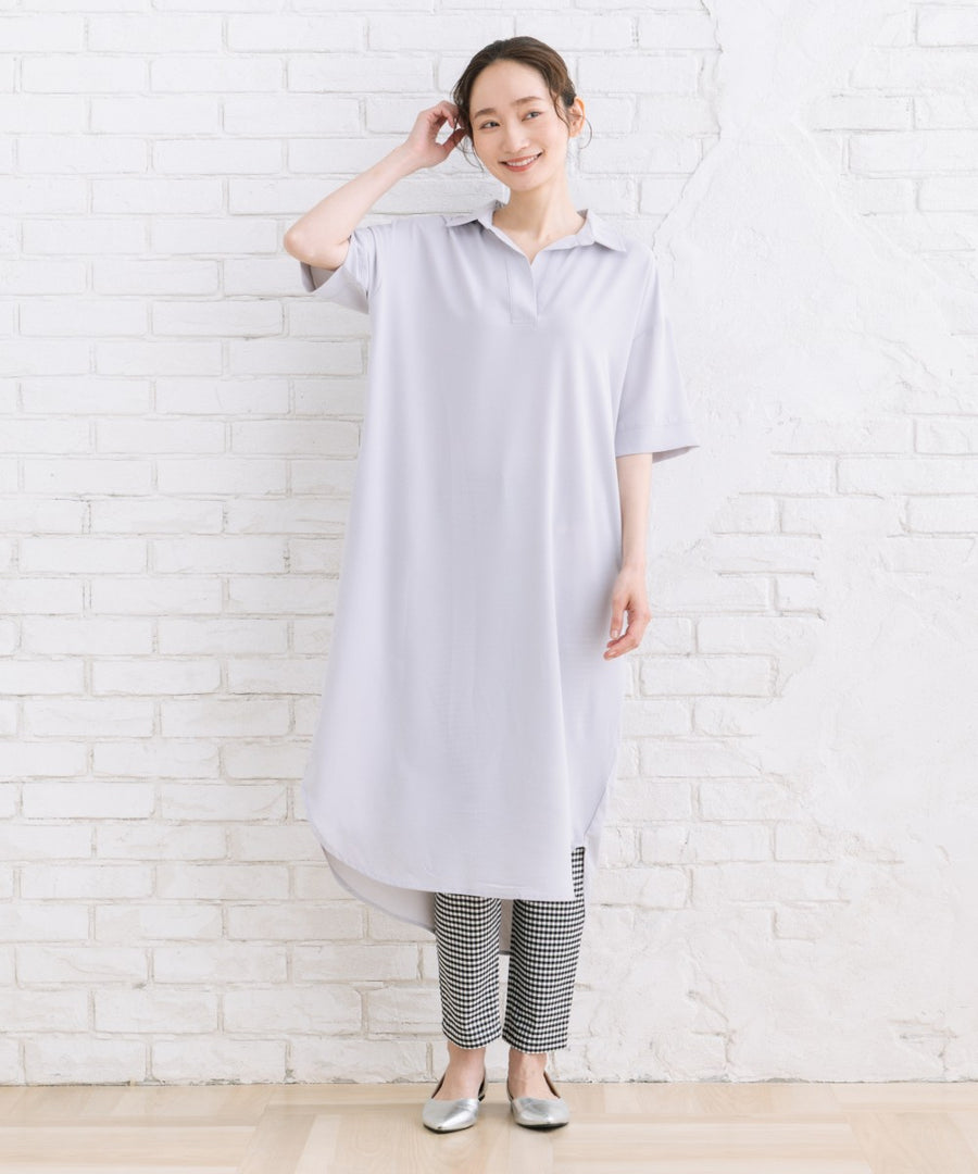 【sabstreet bis】【web限定】 【COOL・UV・防シワ】ライトジョーゼットワンピース
