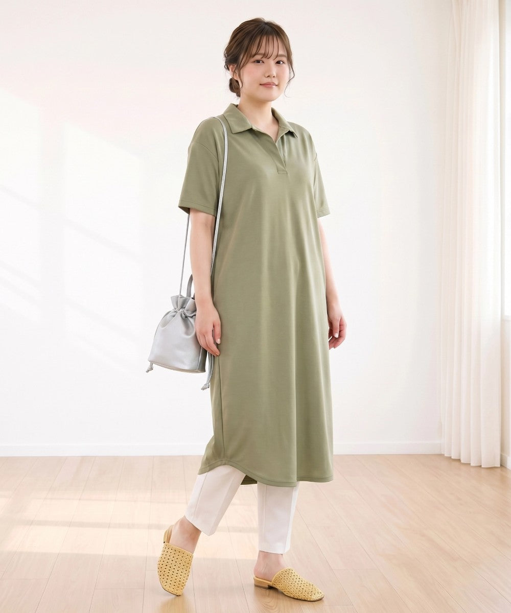 【sabstreet bis】【web限定】 【COOL・UV・防シワ】ライトジョーゼットワンピース