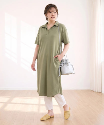 【sabstreet bis】【web限定】 【COOL・UV・防シワ】ライトジョーゼットワンピース
