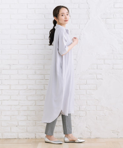 【sabstreet bis】【web限定】 【COOL・UV・防シワ】ライトジョーゼットワンピース
