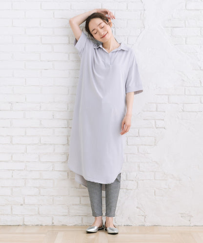 【sabstreet bis】【web限定】 【COOL・UV・防シワ】ライトジョーゼットワンピース