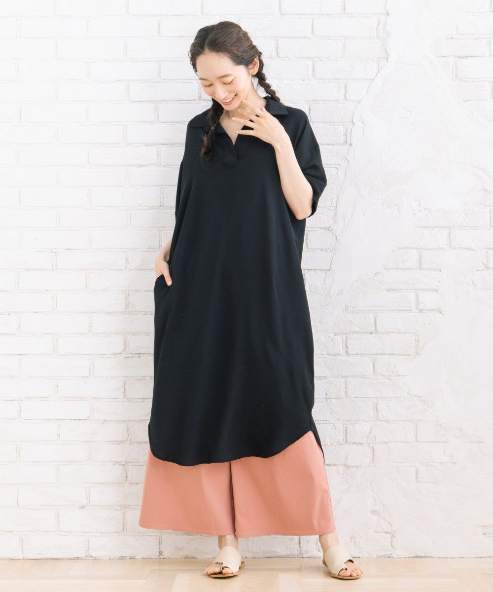 【sabstreet bis】【web限定】 【COOL・UV・防シワ】ライトジョーゼットワンピース