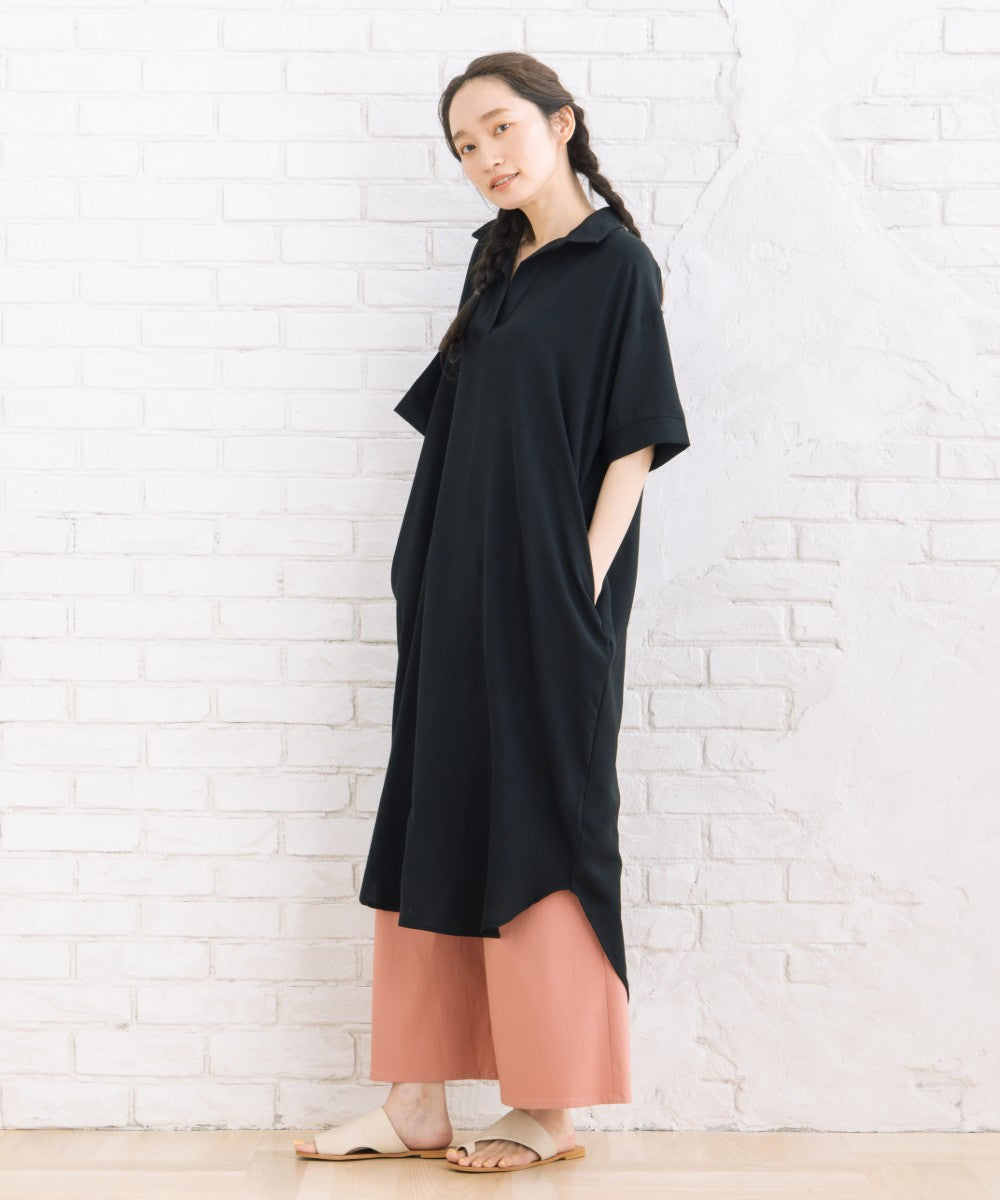 【sabstreet bis】【web限定】 【COOL・UV・防シワ】ライトジョーゼットワンピース