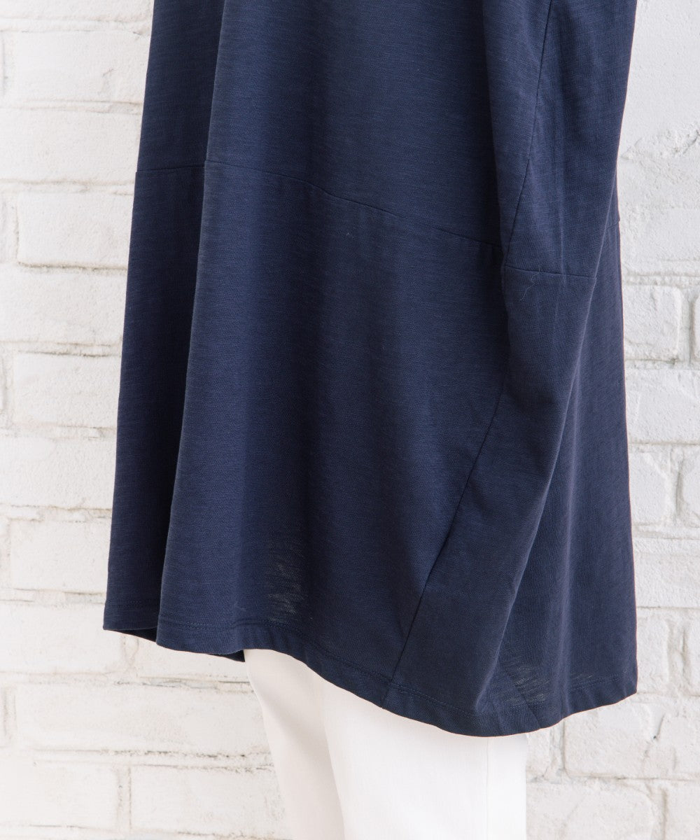 【sabstreet bis】【web限定】 (接触冷感)コットンスラブコクーンチュニック