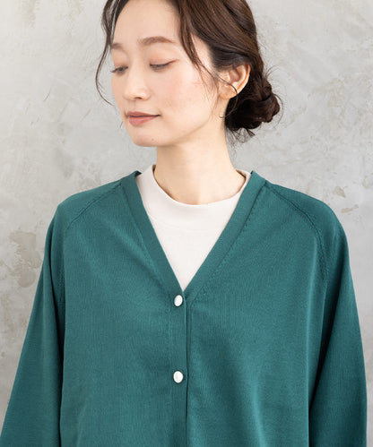 【sabstreet bis】【web限定】15号(3L) ドロストヘムニットカーディガン