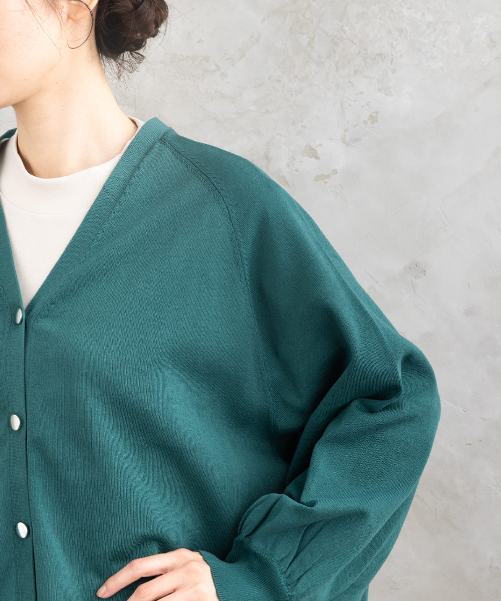 【sabstreet bis】【web限定】15号(3L) ドロストヘムニットカーディガン