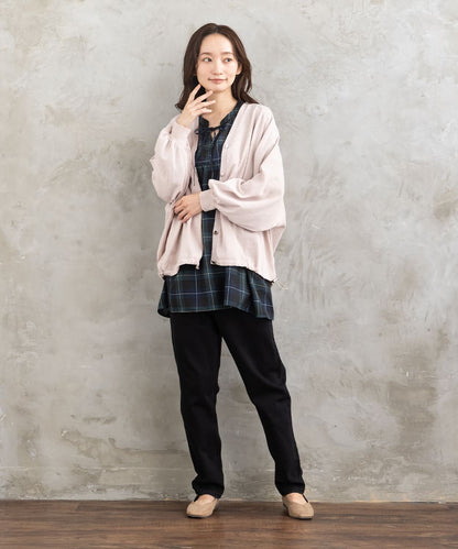 【sabstreet bis】【web限定】15号(3L) ドロストヘムニットカーディガン