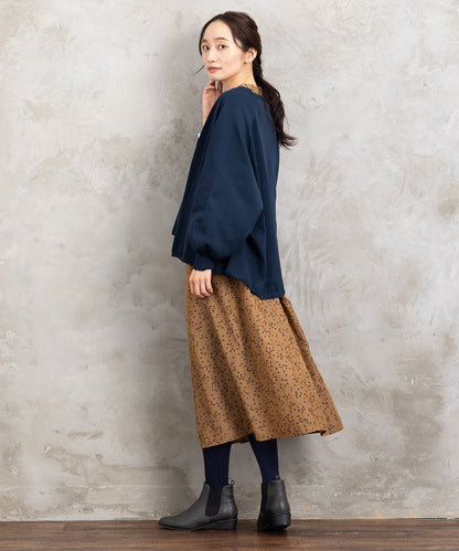 【sabstreet bis】【web限定】15号(3L) ドロストヘムニットカーディガン