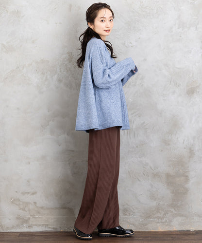 【sabstreet bis】【web限定】 Aラインケーブルニットプルオーバー【先行予約】