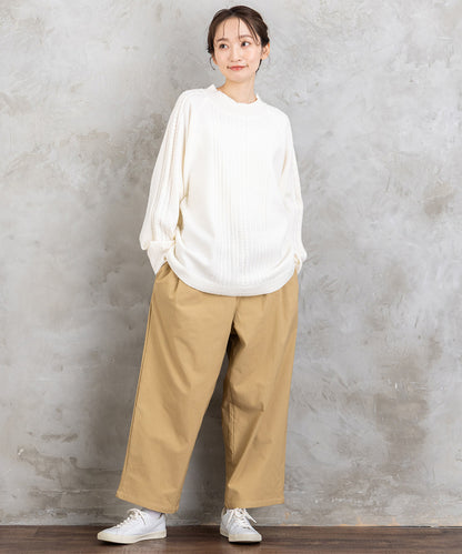 【sabstreet bis】【web限定】 Aラインケーブルニットプルオーバー【先行予約】