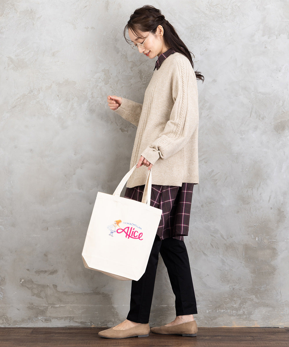 【sabstreet bis】【web限定】 Aラインケーブルニットプルオーバー【先行予約】