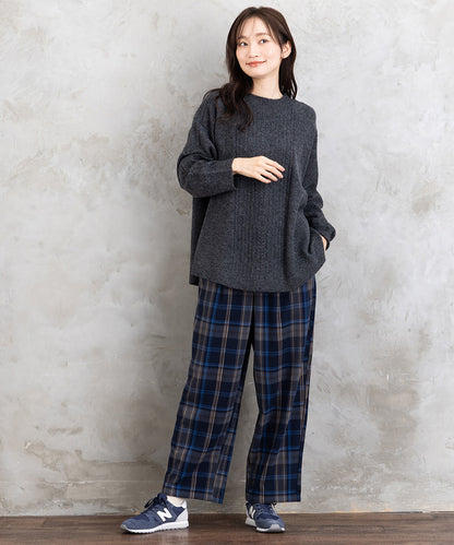 【sabstreet bis】【web限定】 Aラインケーブルニットプルオーバー【先行予約】