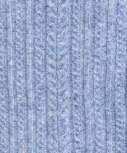 【sabstreet bis】【web限定】 Aラインケーブルニットプルオーバー【先行予約】